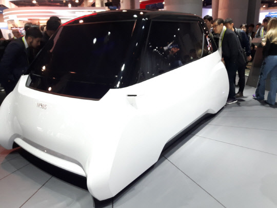 8일(현지시간) 미국 라스베이거스 컨벤션센터에서 열린 소비자가전쇼(CES) 2019 내 현대모비스   김양혁 기자